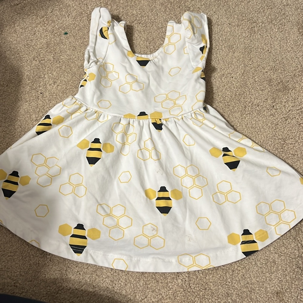Bumble bee dress, 12-18M